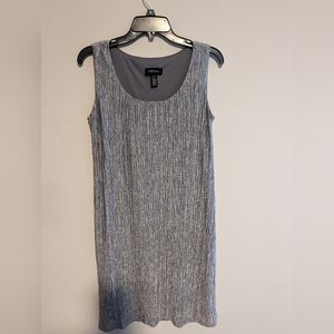 R&M RICHARDS Two-Piece Dress and Jacket Set Size 6 Gray/Silver/Metallic